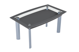 Bộ bàn ăn bao gồm một bàn và 6 ghế tất cả các mảnh được làm bằng kim loại với tông màu xám kết thúc bộ hiện đại rẻ nhất - Product Image 5