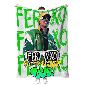 Ustom-Manta de viaje de lana con sublimación, Manana bonitor, venta al por mayor - Product Image 5