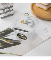 Boîte à gâteau en PET transparente et recyclable de haute qualité, vente en gros d'usine, boîte en plastique durable pour pain, tiramisu, dessert, anti-fuite