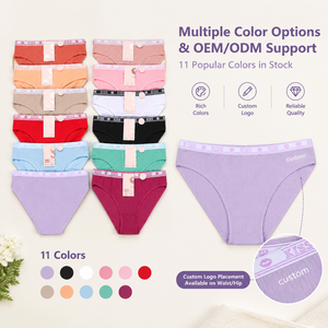 Slip Bikini da Donna in Maglia <span class=keywords><strong>a</strong></span> Costine, Vita Alta, Apertura Gamba Liscia, Protezione Naturale dei Fianchi, Morbidi e Traspiranti - Product Image 5