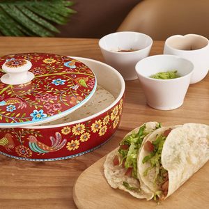 <span class=keywords><strong>ชาม</strong></span>เซรามิกขนาด8.8นิ้ว (ประมาณ22.5ซม.) สำหรับใช้กับ<span class=keywords><strong>ไมโครเวฟ</strong></span>เครื่องอุ่นอาหารของชาวเม็กซิกันปลอดภัย - Product Image 4