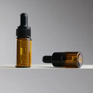 1ml 2ml 3ml 5ml 10ml Mini rõ ràng hổ phách thủy tinh nhỏ giọt chai tinh dầu nước hoa mẫu nhỏ lọ thủy tinh - Product Image 6