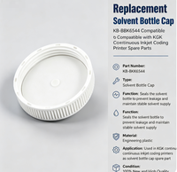 Bouchon de bouteille de solvant de remplacement KB-BKK6544 compatible avec les pièces détachées de l'imprimante à jet d'encre continu KGK