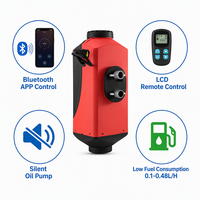 Chauffage de cabine et de stationnement Diesel Air 12V 2KW pour toutes les voitures, garantie 1 an
