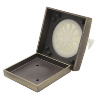 Siphon de sol de salle de bain en laiton chromé moderne de haute qualité avec nettoyage et installation faciles