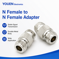 Adaptateur RF coaxial N femelle vers N femelle pour câble d'antenne et communication sans fil
