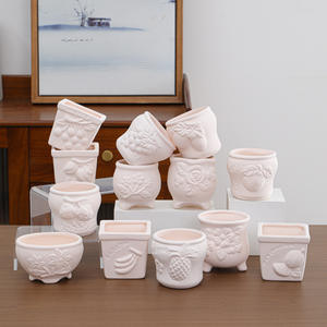 Nuevo kit creativo de grafiti de pintura DIY, pinta tu propia maceta, Kit de pintura DIY con pintura acrílica de <span class=keywords><strong>12</strong></span> colores, paleta de pinceles - Product Image 4