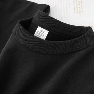 T-shirt Oversize Uni en Coton 100% de Haute Qualité, Personnalisable pour Impression, Épaules Tombantes, Grammage Lourd pour Homme - Product Image 3