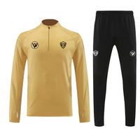 Seragam Latihan Sepak Bola Custom, Setelan Training Cepat Kering, Bernapas, 100% Polyester, Grosir Tracksuit Sepak Bola untuk Tim