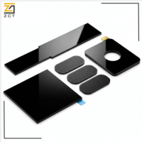 Filtre infrarouge longue portée HWB830 HWB850 en verre, bloquant la lumière visible et passant l'infrarouge, verre noir pour caméras de vision nocturne, capteurs et imagerie