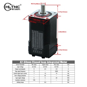 2-3A สเต็ปเปอร์มอเตอร์2เฟสแบบวงปิดไฮบริดสเต็ปเปอร์ Nema17 0.8Nm <span class=keywords><strong>17</strong></span> 60มม. พร้อมตัวเข้ารหัส - Product Image 4