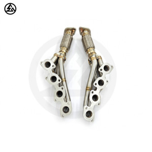 Colectores de Escape de Alto Rendimiento CSZ para Lexus GS 430, Tubos Rectos de Acero Inoxidable de Flujo Libre - Product Image 6
