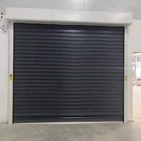 Puerta Enrollable Eléctrica de Aluminio Personalizada de Fábrica, Resistente al Viento y Aislada Acústicamente para Fábrica, Tienda o Almacén, con Certificación de Prueba