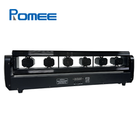 Lumière de barre mobile DMX512 de faisceau laser RVB de couleur de 6 têtes avec l'effet de chasse coulant pour l'éclairage d'étape de spectacle d'événement de concert de Dj