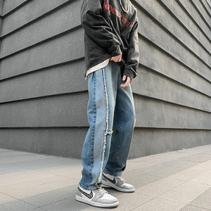 Мужские джинсы в стиле хип-хоп - Product Image 4