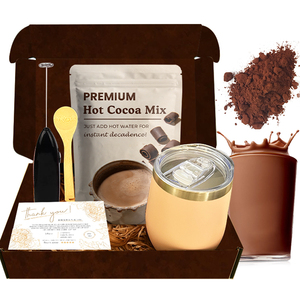 Mélange de chocolat chaud de qualité supérieure OEM pour boisson à offrir <span class=keywords><strong>en</strong></span> cadeau avec crème de coco traitée à l'alcali, saveur naturelle, kit - Product Image 1