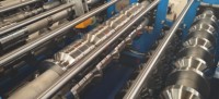 Machine de formage à froid pour tôles de toiture en acier coloré IBR, profil trapézoïdal, pour les besoins de panneaux de construction