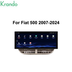 Krando - Autoradio Android de 12.3 Pulgadas para Automóvil, Unidad Principal para Fiat FIAT 500 2007-2014, Panel Digital, Navegación para Automóvil, Carplay Inalámbrico, GPS - Product Image 2