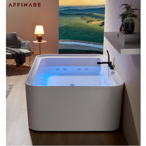 Baignoire de massage en acrylique AFFINARE Original Design 1,8 m pour 2 personnes <span class=keywords><strong>avec</strong></span> massage combiné pour salle de bain intérieure et utilisation extérieure - Product Image 2
