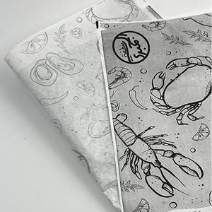 Papier sulfurisé de qualité alimentaire imprimé avec logo personnalisé pour emballer les hamburgers et les sandwichs, résistant à la graisse et à l'huile - Product Image 5