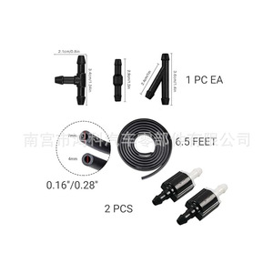 Boquilla de lavado de capó con salida de 6 mm para Jeep Grand Cherokee, Dodge Durango, Chrysler 300, tipo mecánico de plástico - Product Image 2