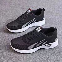 Chaussures de Sport et Décontractées Tendance et Polyvalentes pour Hommes, à Semelle Épaisse Antidérapante en PU, avec Doublure en Maille, pour Printemps et Automne