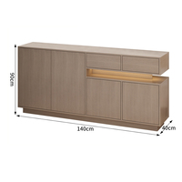 Grande armoire de rangement de chaussures en Mdf Étagère à chaussures moderne de luxe Armoire à chaussures d'entrée