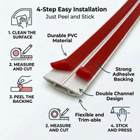 Cubrecables Decorativo Premium Autoadhesivo para Gestión de Cables, para Decoración Moderna del Hogar y la Oficina