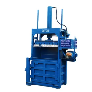 Waste Textile Fiber Yarn Baling Machine Baler For Used Clothing Recycling Industry