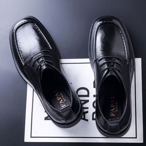 Zapatos de Cuero Cuadrados de Verano para Hombre, Diseño de Lujo, Tallas Grandes, Transpirables, Antideslizantes, Ligeros, con Cordones, Genuinos, 2025 - Product Image 6