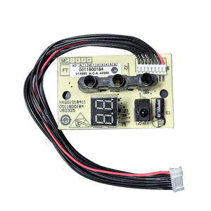 Haier Air Conditioner <b>Control</b> Board 0011800184 Remote Receiver Temperature Display Circuit Board 8 <b>Wire</b> - Product Image 3