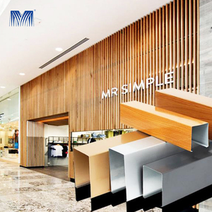 Sound Absorb Ceil Covers Acoustic <strong>Coffered</strong> Material Baffle 3d Plate Metal Suspended Aluminum Decor Stretch <strong>Ceiling</strong> Tiles Panel - Product Image 5