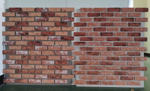 NEU cổ màu xám mỏng giá rẻ nhà máy lửa đất sét gạch màu xám gạch trượt nhân tạo Faux gạch mỏng Bảng điều khiển Veneer Polyurethane Bảng điều chỉnh - Product Image 6