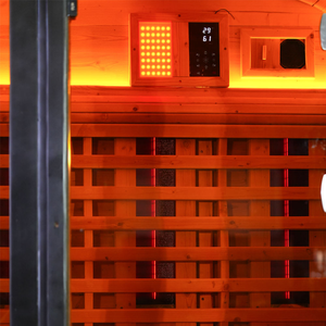 ห้องซาวน่าอินฟราเรดไม้ซีดาร์แดงสำหรับ 1-2 คน รุ่นหรูหรา <span class=keywords><strong>ส</strong></span>ำหรับคู่รัก ใช้ในบ้าน - Product Image 5