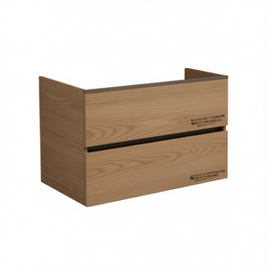Mueble de Baño con 2 Cajones Modelo Dearum 80 X 45 X 52 Cm en Roble Natural - Product Image 3