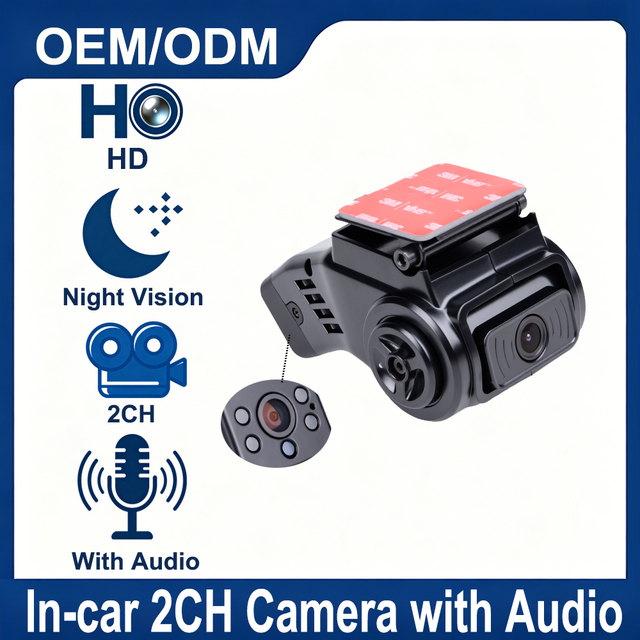 Full HD 1080P Dual Channel Vehicle Camera Front Rear Facing Dash Cam Video Recorder Starlight Vision Audio Support Fleet