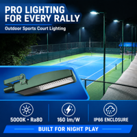 Lampu LED Hemat Energi untuk Lapangan Basket, Voli, Padel, Tenis Outdoor, Proyek Pencahayaan Grosir, Laris Manis