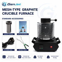 Four à arc électrique numérique pour la fusion de l'or, capacité 200 kg/h, avec creuset en graphite, machine de fusion de métaux pour l'or et l'argent
