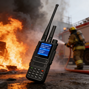 Рация Binqi BQ-889 Android, двухрежимная (PoC+аналоговая), дальнего действия, с поддержкой Gxin PTT, UHF/VHF, 5000 км, с SIM-картой, 4G мобильная радиостанция - Product Image 2