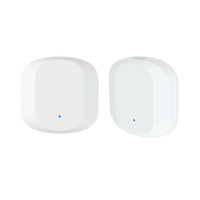 Système d'alarme à capteur de vibrations Tuya Smart Zigbee avec rappel de batterie faible LED bleue certifié CE RoHS fonctionne avec Alexa