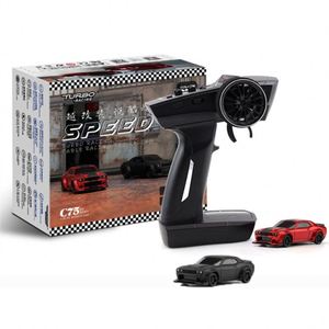 Auto Deportivo <span class=keywords><strong>Turbo</strong></span> <span class=keywords><strong>Racing</strong></span> C75 RTR <span class=keywords><strong>1</strong></span>/<span class=keywords><strong>76</strong></span> 2.4G RWD Mini <span class=keywords><strong>RC</strong></span> Todoterreno con Luces LED, Modelo de Vehículo Totalmente Proporcional para Niños - Product Image 1