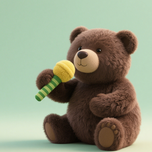 Personalizado cantante principal oso <span class=keywords><strong>de</strong></span> peluche divertido dibujos animados juguetes <span class=keywords><strong>de</strong></span> peluche compañero muñeco <span class=keywords><strong>de</strong></span> peluche ornamento venta directa <span class=keywords><strong>de</strong></span> fábrica al por mayor - Product Image 3