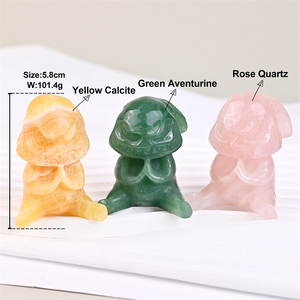 <span class=keywords><strong>Prix</strong></span> de gros Sculpture sur pierre de guérison en cristal Carfts Ghost pour la décoration de la maison - Product Image 2