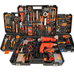 Juego de Herramientas Eléctricas con Taladro, Herramientas Manuales para Uso Doméstico e Industrial, Taladro Eléctrico de Gran Tamaño y Juego de Herramientas de Gran Tamaño - Product Image 2