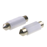 Lampe LED double pointe pour intérieur de voiture, éclairage de toit et de coffre modifié avec double ampoule, accessoire de lecture et de plaque d'immatriculation