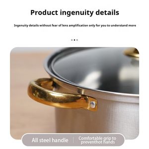 Nhà Máy lovfe 10 cái chảo cảm ứng không dính thép không gỉ nấu ăn Chậu chuyên nghiệp công cụ nhà bếp <span class=keywords><strong>Cookware</strong></span> <span class=keywords><strong>Set</strong></span> - Product Image 3