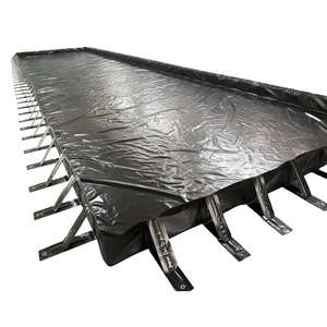 Bâche ignifuge enduite <span class=keywords><strong>de</strong></span> PVC pour la collecte des liquides, bassin <span class=keywords><strong>de</strong></span> collecte <span class=keywords><strong>de</strong></span> liquides en PVC pour l'industrie - Product Image 1