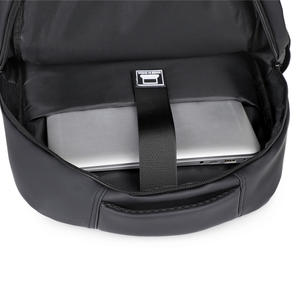 <b>Stylish</b> Unisex PU Laptop <b>Backpack</b> with Zipper Closure 20-39L Large Capacity <b>Waterproof</b> Travel Design Custom Logo - Product Image 3