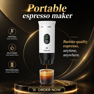 <span class=keywords><strong>Cafetera</strong></span> de Viaje, 20 Bares de Presión, <span class=keywords><strong>Cafetera</strong></span> Portátil Compatible con Café Molido, Cápsulas Pequeñas y Grandes - Product Image 1