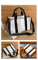 Nouveau design de sac fourre-tout en toile léger et tendance sac fourre-tout à bandoulière imperméable de grande capacité avec poignées renforcées